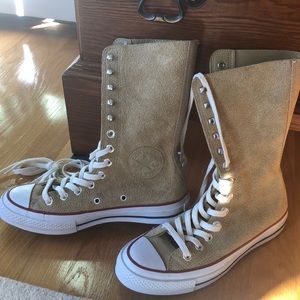 Women’s size 5 suede Converse All Stars High Tops